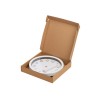 Купить Пластиковые настенные часы  диаметр 25,5 см Yikigai, белый с нанесением логотипа