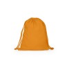 Купить Рюкзак-мешок ADARE из 100% хлопка, оранжевый с нанесением логотипа