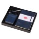 Купить Подарочный набор Fabrizio Small, темно-синий с нанесением логотипа