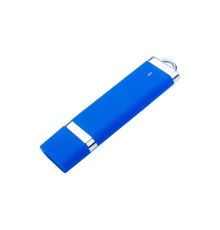 USB-флешка на 4 ГБ с покрытием soft-touch Орландо, синий