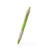 Купить Ручка шариковая HANA из пшеничного волокна, бежевый/зеленое яблоко с нанесением логотипа
