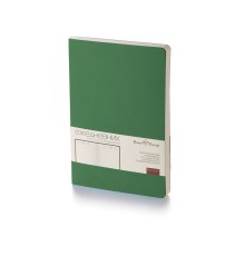 Ежедневник А5 недатированный Megapolis Velvet Flex, темно-зеленый