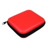 Купить Подарочный набор USB-SET в кожанном исполнении в коробочке на 4 Гб, красный с нанесением логотипа