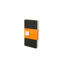 Записная книжка Moleskine Cahier (в линейку, 3 шт.), Pocket (9х14см), черный