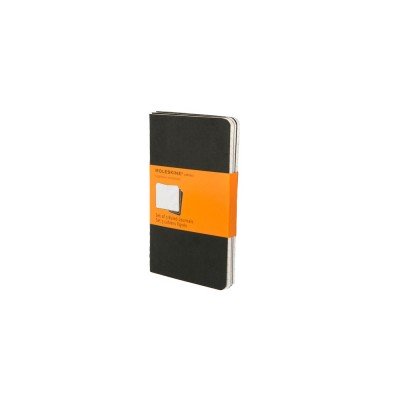 Купить Записная книжка Moleskine Cahier (в линейку, 3 шт.), Pocket (9х14см), черный с нанесением