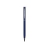 Купить Ручка металлическая шариковая Атриум с покрытием софт-тач, синий с нанесением логотипа