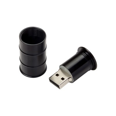 Купить USB-флешка на 8 ГБ, черный с нанесением логотипа