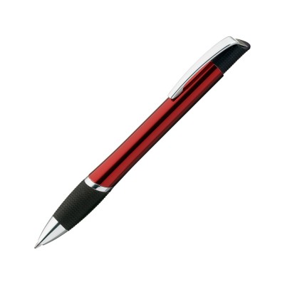 Купить Ручка шариковая металлическая OPERA, синий, 1мм, красный с нанесением логотипа