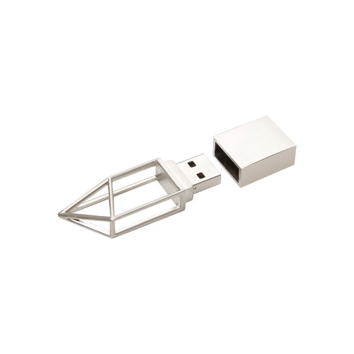 Купить USB-флешка на 16 ГБ,micro USB  серебро с нанесением логотипа