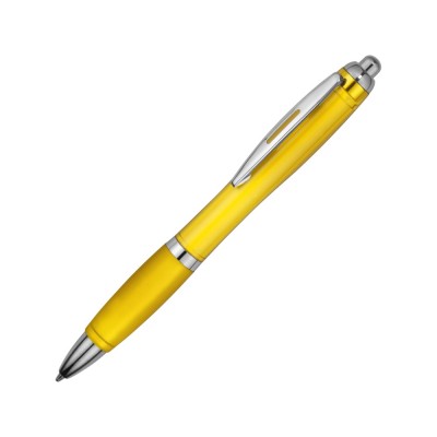 Купить Ручка пластиковая шариковая Nash, желтый, синие чернила с нанесением