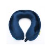 Купить Подушка для путешествий со встроенным массажером Massage Tranquility Pillow, синий с нанесением логотипа
