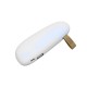Купить PB_Small_stone Универсальное зарядное устройство power bank в форме камня. 2600MAH. Белый с нанесением логотипа