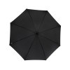 Купить Fontana 23-дюймовый зонт карбонового цвета с механизмом автоматического открытия и изогнутой ручкой, черный с нанесением логотипа