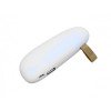 Купить PB_Small_stone Универсальное зарядное устройство power bank в форме камня. 2600MAH. Белый с нанесением логотипа