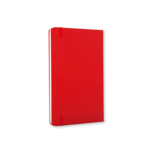 Купить Записная книжка Moleskine Classic (нелинованный) в твердой обложке, Large (13х21см), красный с нанесением логотипа