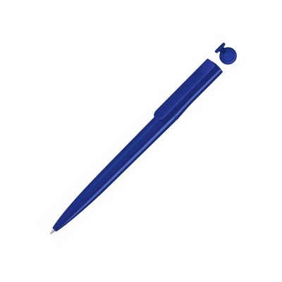 Купить Ручка шариковая пластиковая RECYCLED PET PEN switch, синий, 1 мм, синий с нанесением логотипа