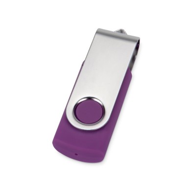 Купить Флеш-карта USB 2.0 16 Gb Квебек, фиолетовый с нанесением