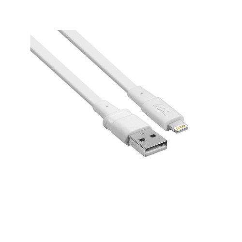 Купить Кабель Lightning MFi 1.2м WT12, белый с нанесением логотипа