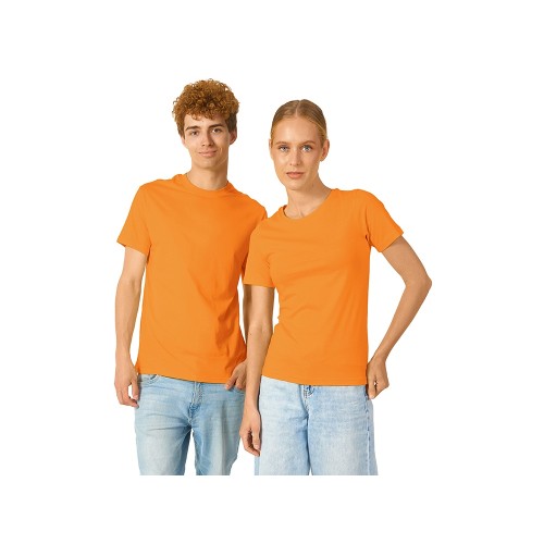 Купить Футболка Heavy Super Club с боковыми швами, мужская, оранжевый с нанесением логотипа