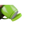 Купить Кружка на 310 мл с силиконовой подставкой, шт., зеленый с нанесением логотипа