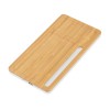 Купить Беспроводное зарядное устройство-органайзер из бамбука Timber, натуральный/белый с нанесением логотипа