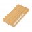 Беспроводное зарядное устройство-органайзер из бамбука Timber, натуральный/белый