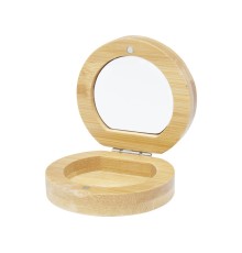 Карманное зеркало в бамбуковой раме Afrodit, natural