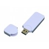 Купить USB-флешка на 128 Гб в стиле I-phone, прямоугольнй формы, белый с нанесением логотипа