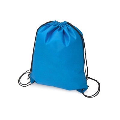 Купить Рюкзак-мешок Пилигрим, голубой с нанесением логотипа