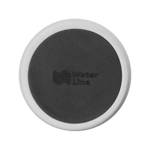 Купить Вакуумная термокружка с кнопкой Streamline, Waterline, soft-touch, тубус, серый с нанесением логотипа