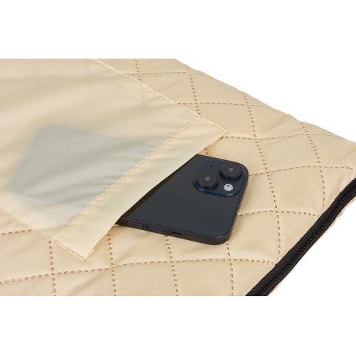 Купить Плед для пикника Ridge, 115 х 140 см, цвет бежевый с нанесением логотипа