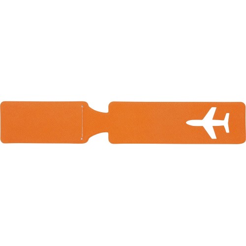 Купить Багажная бирка Favor, оранжевый с нанесением логотипа