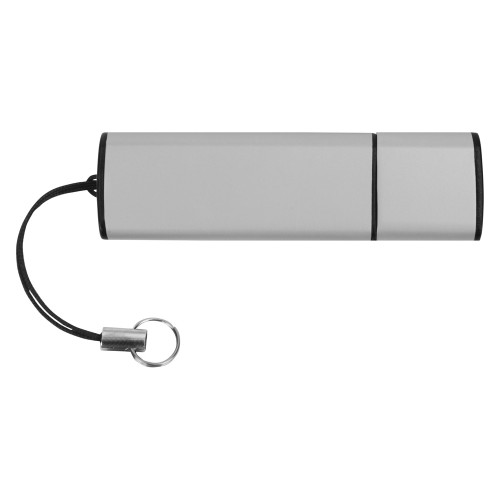 Купить Флеш-карта USB 2.0 16 Gb металлическая с колпачком Borgir, стальной с нанесением логотипа
