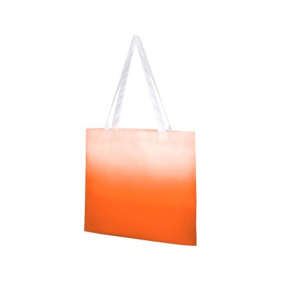 Купить Эко-сумка Rio с плавным переходом цветов, оранжевый с нанесением