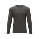 Купить Ponoka мужская футболка из органического хлопка, длинный рукав, storm grey с нанесением логотипа