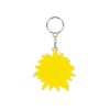 Купить Брелок-рулетка Солнце, 1 м., желтый/черный с нанесением логотипа