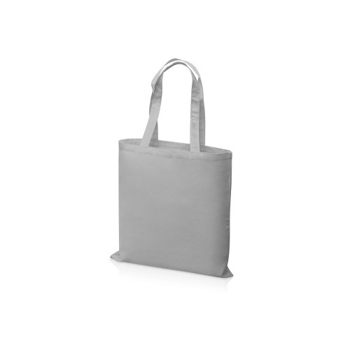 Купить Сумка для шопинга Carryme 140 хлопковая, 140 г/м2, серый (P) с нанесением логотипа