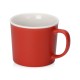 Купить Матовая кружка Nancy 360 мл цветная снаружи, белая внутри, красный с нанесением логотипа