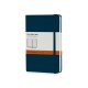 Купить Записная книжка Moleskine Classic (в линейку) в твердой обложке, Pocket (9x14см), голубой сапфир с нанесением логотипа