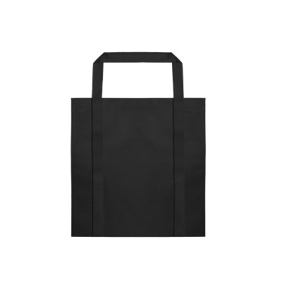 Купить Сумка BARNET для покупок из нетканого материала 80 г/м2, черный с нанесением логотипа