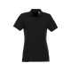 Купить Женское поло Helios с коротким рукавом, черный с нанесением логотипа