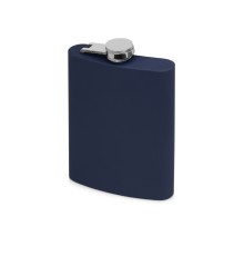 Фляжка 240 мл Remarque soft touch, 304 сталь, синий (Р)