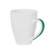 Купить Кружка Good Day 320мл, белый/зеленый с нанесением логотипа