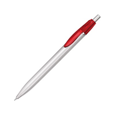 Купить Ручка шариковая Celebrity Шепард, серебристый/красный с нанесением