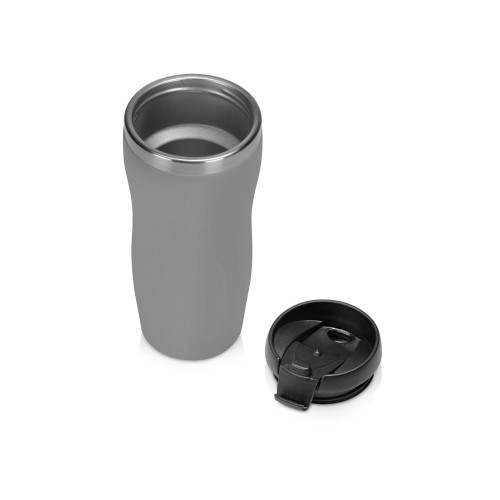 Купить Термокружка Mony Steel 350 мл, soft touch, серый (P) с нанесением логотипа