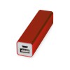Купить Подарочный набор To go с блокнотом и зарядным устройством, красный с нанесением логотипа