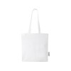 Купить Эко-сумка Madras объемом 7 л из переработанного хлопка плотностью 140 г/м2, белый с нанесением логотипа
