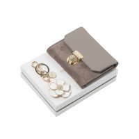 Подарочный набор: мини-кошелек, брелок. Cacharel