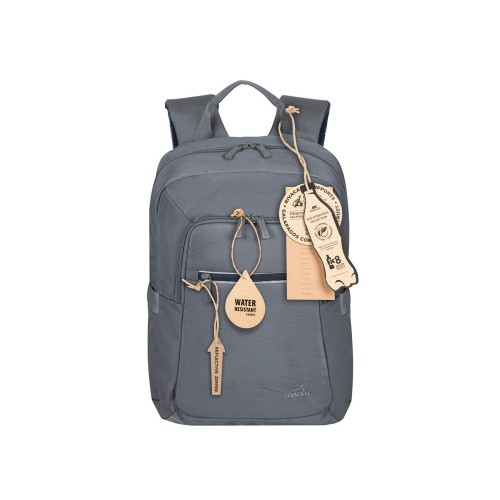Купить RIVACASE 7523 grey ECO рюкзак для ноутбука 13.3-14 / 6 с нанесением логотипа