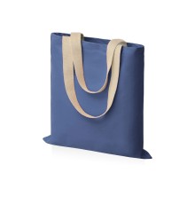 Сумка для шопинга Steady из хлопка с парусиновыми ручками, 260 г/м2, голубой